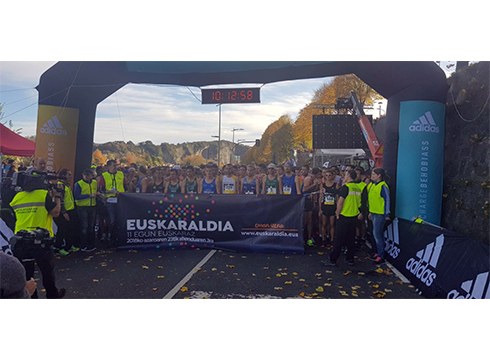 Eibartar ugari Behobia-Donostia lasterketan