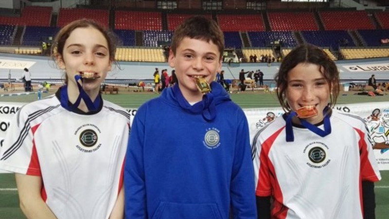 Eibartarrak bikain Gipuzkoako Eskolarteko Atletismo txapelketan