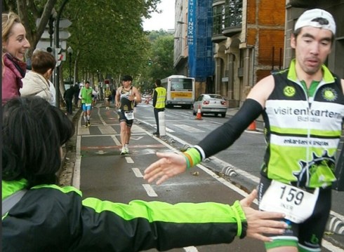 Eibartarrak Bilboko triatloian