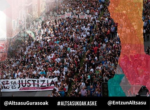 Eibartik Altsasuko manifestaziora joateko autobusa antolatu dute