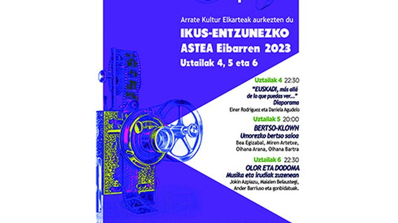 Einer Rodriguez eta Daniela Agudeloren diaporamarekin hasiko dira Arrate Kultur Elkartearen ikus-entzunezkoak