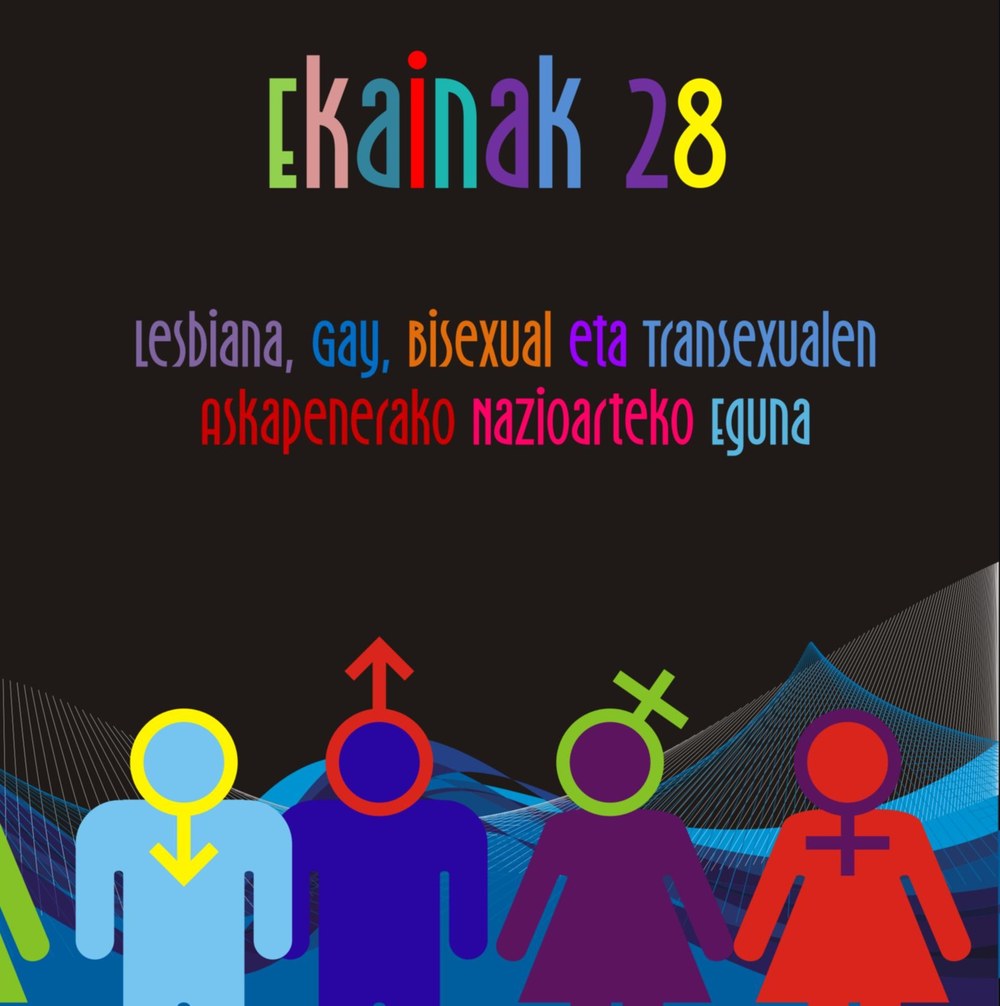 Ekainak 28rako antolatutako ekintzak (LGTBI pertsonen eskubideen aldeko nazioarteko eguna)