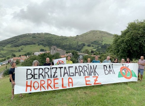 Ekimen herritarra Energia Berriztagarrien Lurralde Plan Sektorialari alegazioak aurkezteko