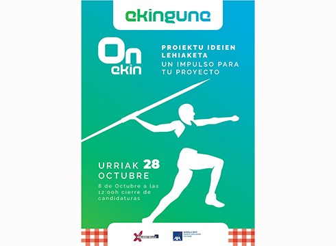 On Ekin enpresa ideia eta proiektu lehiaketara aurkezteko epea barixakuan itxiko da