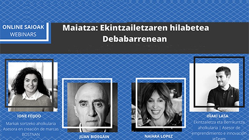 Ekintzailetzari buruzko formakuntza saioak antolatu ditu Debegesak maiatzerako