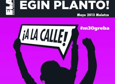 ELA sindikatuak elkarretaratzea deitu du gaur eguerdirako