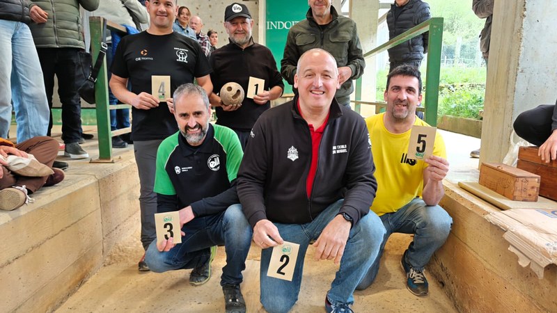 Elgetako Sebas Aranzabal izan da garaile Gipuzkoako Hiru Txirlo Txapelketaren 5. jardunaldian