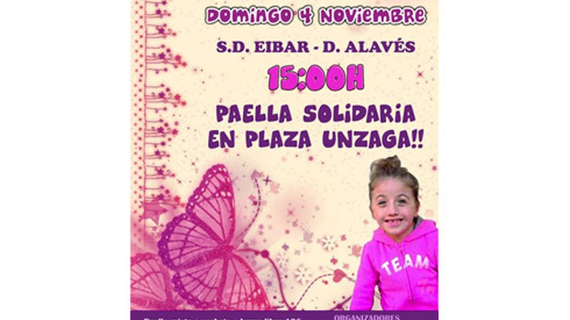Eibar-Alaves derbiaren ostean elkartasun bazkaria egingo da Untzagan Aroari laguntzeko
