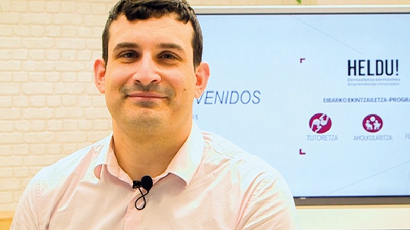 ELOY  VIVAR (HELDU! progamako parte-hartzailea): “Nire proiektua pasio handiz bizi dut eta armagintzarekin zerikusia dauka”