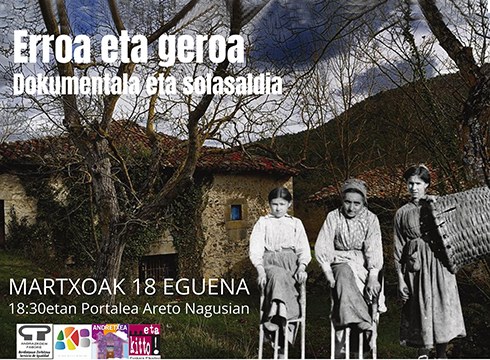 Emakume baserritarren lekukotasunak biltzen dituen "Erroa eta geroa" dokumentala emango dute eguenean