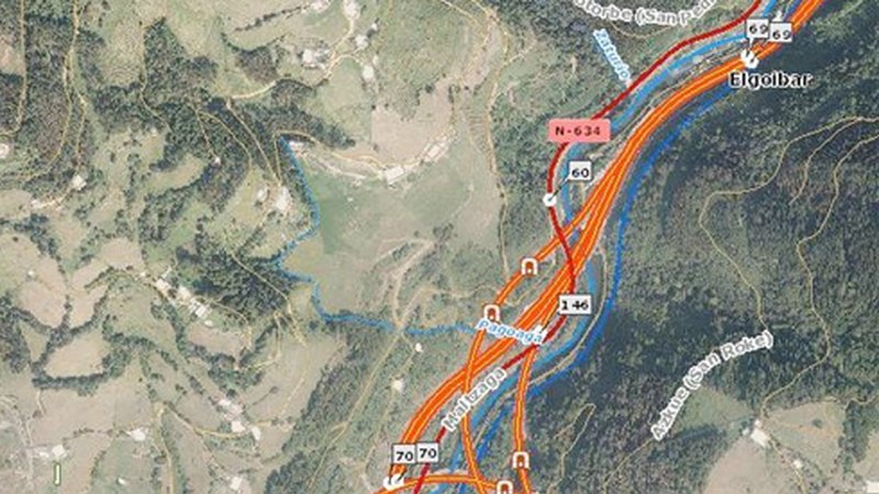 Emakume bat zauritu da AP-8an Eibarren gertatutako istripuan