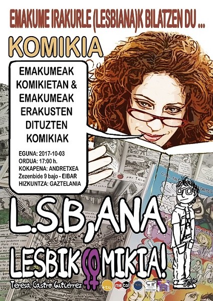 "Emakume irakurle (lesbiana)k komiki bila" proiektuaren aurkezpena Andretxean