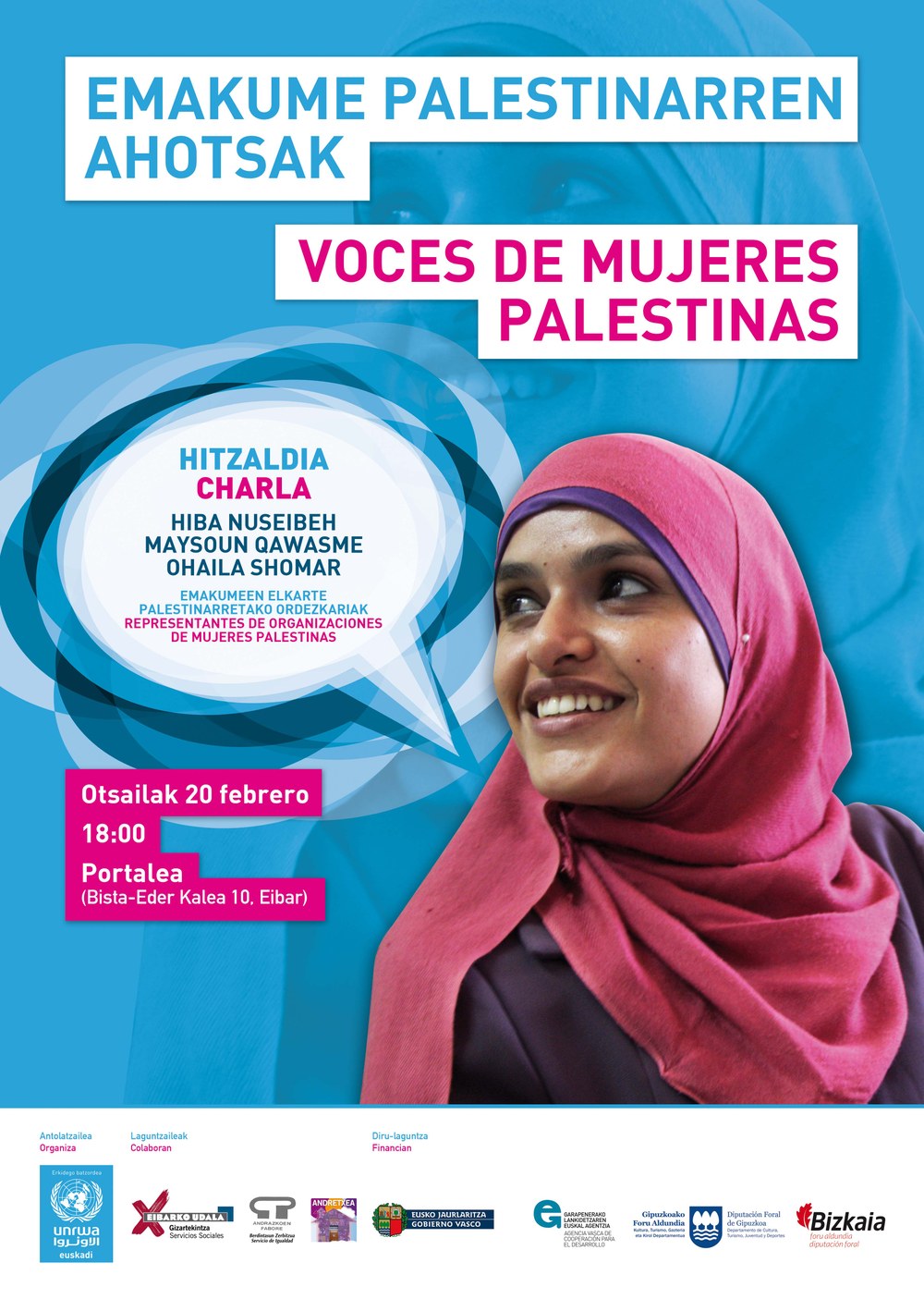 "Emakume Palestinarren Ahotsak" hitzaldia