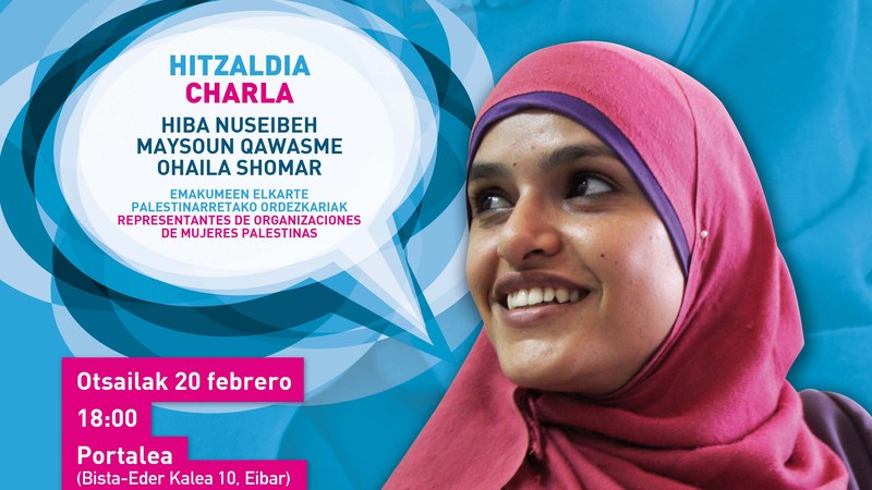 "Emakume Palestinarren Ahotsak" hitzaldia