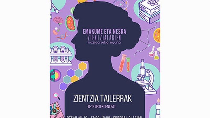 Emakume zientzialarien lana ezagutarazteko hiru tailer antolatu ditu Udalak barixakurako