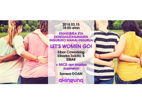 Emakumeen eta ekintzailetzaren inguruko mahai-ingurua gaur Eibar Coworking-en