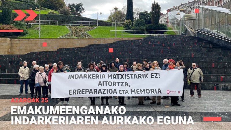 Emakumeenganako indarkeria salatzeko ekimenek bete zuten atzoko eguna