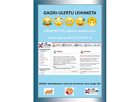 Eman ezazu zure botoa gaizki-ulertu lehiaketan