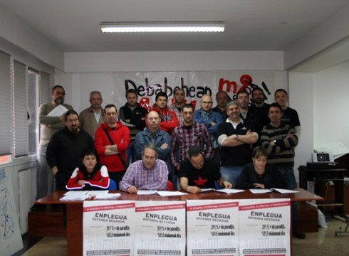 Enpleguaren alde zapatuan Bilbon egingo den manifestazioari babesa