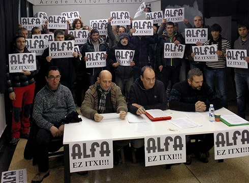 Enpresaren aldetik greba eskubidearen urraketa eta diskriminazioa salatu dituzte Alfako langileek