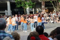 Era guztietako dantzekin ospatu da Dantzaren Nazioarteko Eguna Eibarren