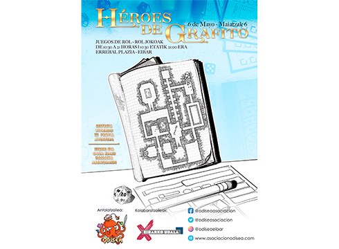 Era guztietako rol-jokoetan aritzeko aukera egongo da bihar Errebalen, Odisea elkartearen eskutik