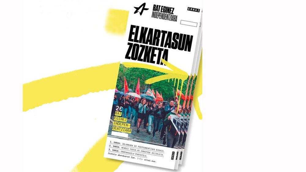 Ernairen Elkartasun Zozketako lehen saria Eibarren saldu den 32.451 zenbakiari egokitu zaio