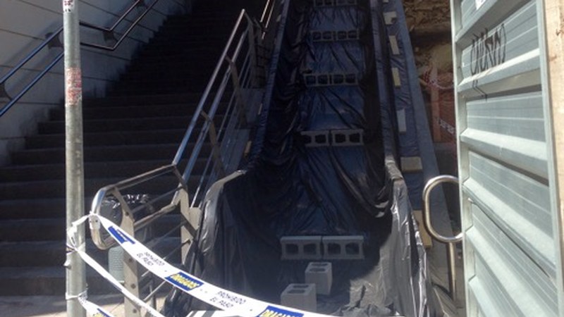 Errebal-Muzategiko eskailera mekanikoa ezin izango da erabili uztailaren 11ra arte