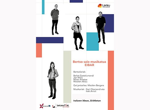 Errebal Plazan izango da gaur gauerako antolatu duten bertso saio musikatua