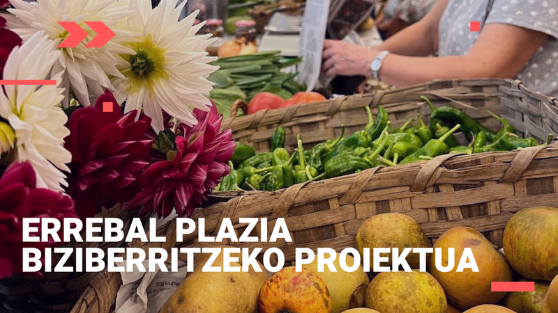 Errebaleko Merkatu Plaza biziberritzeko hiru ekintza egingo ditu Udalak