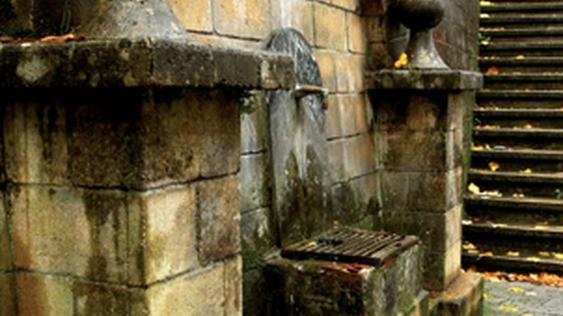 "Errekatxuko iturria, betikoa, gaitzak sendatzeko urarekin" (Julio Calleja)