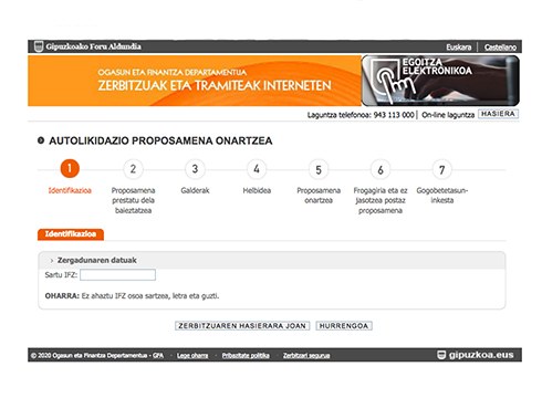 Errenta 2019 kanpainako autolikidazio proposamenak onartzeko epea zabaldu da