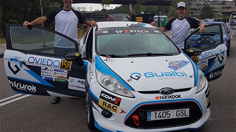 Escuderia Eibar-ko bikotea garaipenarekin bueltatu da Rally Princesa de Asturiastik