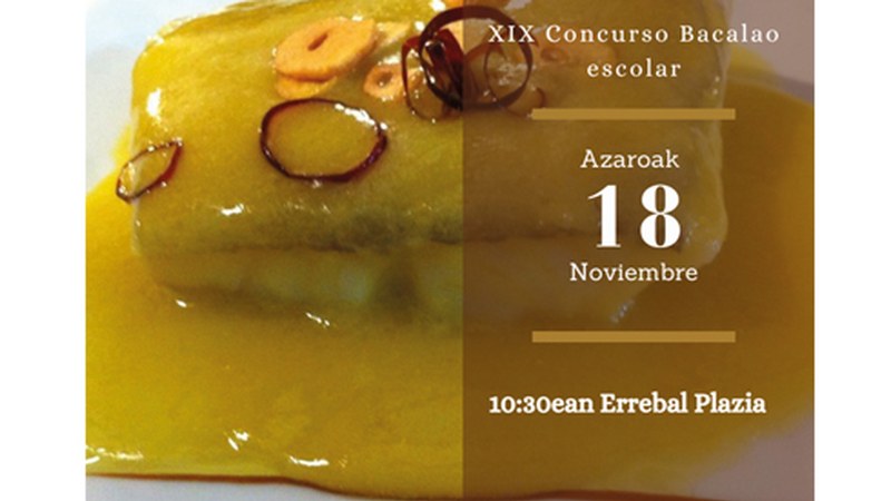 Eskola arteko bakailao txapelketan parte hartzeko epea zabalik dago