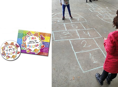 Eskolan bazkaltzen duten 5 urteko haurrei zuzendutako "Jira bueltan" jolas tailerrak gaur hasiko dira