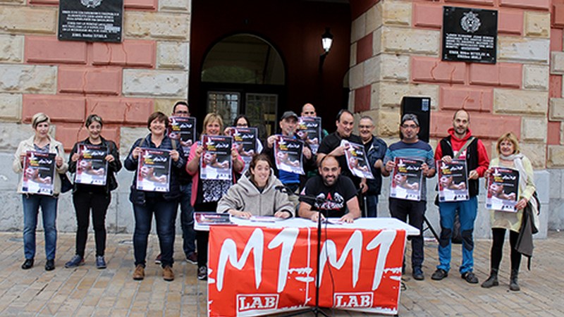 Eskualde mailako mobilizazioa egingo du LABek Eibarren Maiatzaren Lehenean