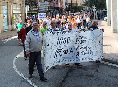 Eskualdeko pentsiodunek manifestazioa egingo dute bihar eguerdian