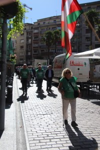 Eskualdeko pentsiodunek nagusien oinarrizko eskubideak bete daitezela eskatu dute manifestazioan