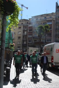 Eskualdeko pentsiodunek nagusien oinarrizko eskubideak bete daitezela eskatu dute manifestazioan