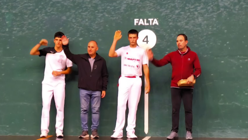 Eskuz Banakako Gipuzkoako Txapelketaren bigarren jardunaldiko partiduak jokatuko dira Astelena frontoian