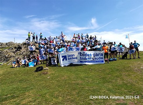 Espetxe politika salatu zuten eibartar askok zapatuan, Kalamuara igota