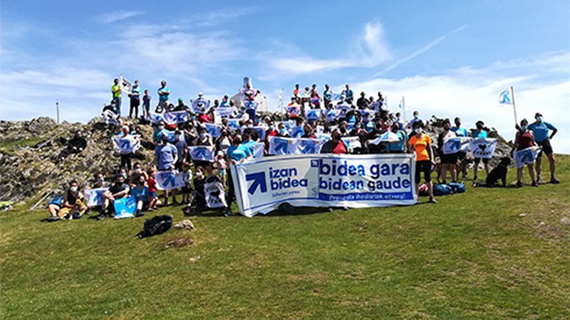 Espetxe politika salatu zuten eibartar askok zapatuan, Kalamuara igota