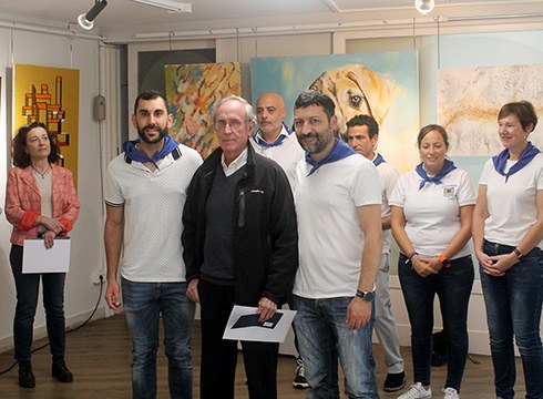 Esteban Oroz eibartarrak irabazi du Durango Uria pintura lehiaketako hirugarren saria