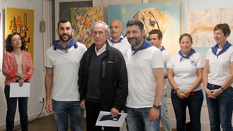 Esteban Oroz eibartarrak irabazi du Durango Uria pintura lehiaketako hirugarren saria