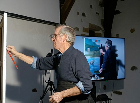 Esteban Orozek zuzeneko pintura erakustaldia egingo du eguenean Soraluzen