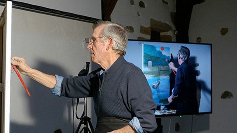 Esteban Orozek zuzeneko pintura erakustaldia egingo du eguenean Soraluzen