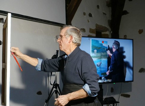 Esteban Orozen margolariaren master class-a gaur Portalean