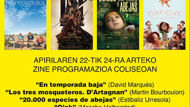 Estibaliz Urresolaren “20.000 especies de abejas” izango da asteburuko zine-karteldegian