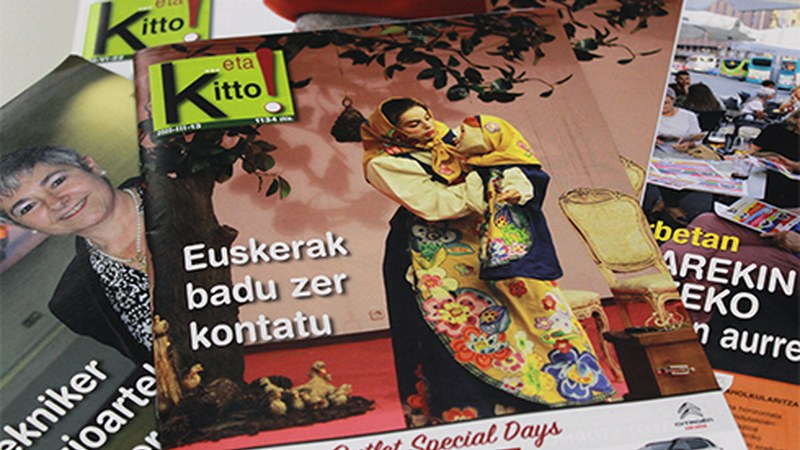 ...eta kitto! aldizkaria irakurtzeko aukera izango duzue gaur eguerdian