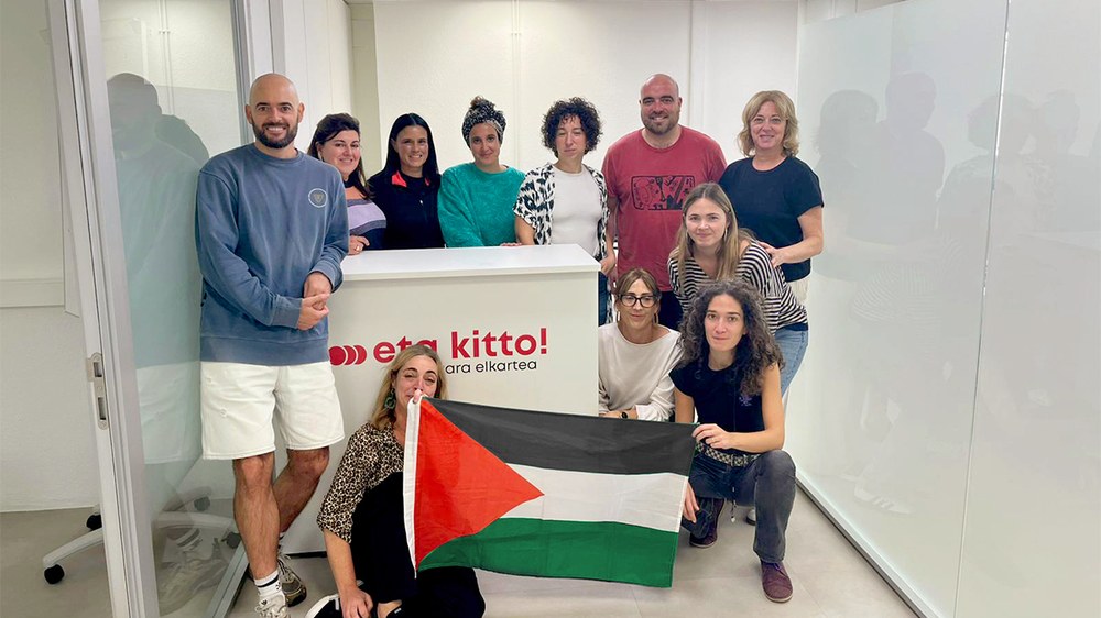 ...eta kitto! Euskara Elkarteak bat egingo du Palestinaren aldeko lanuzteekin